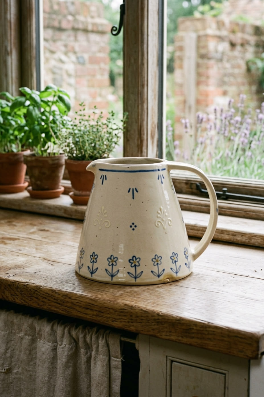 Block Print Jug