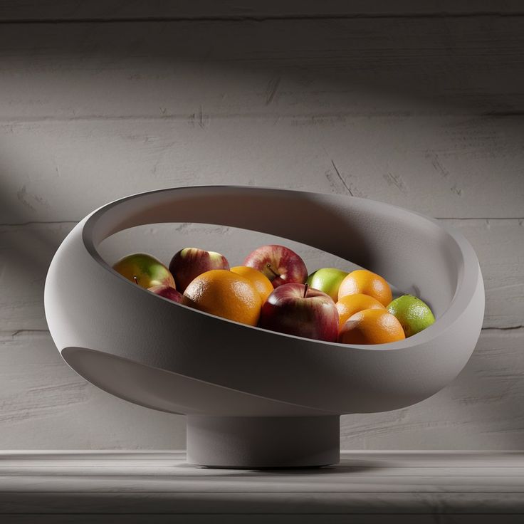 Diagonal Cut Fruit Bowl