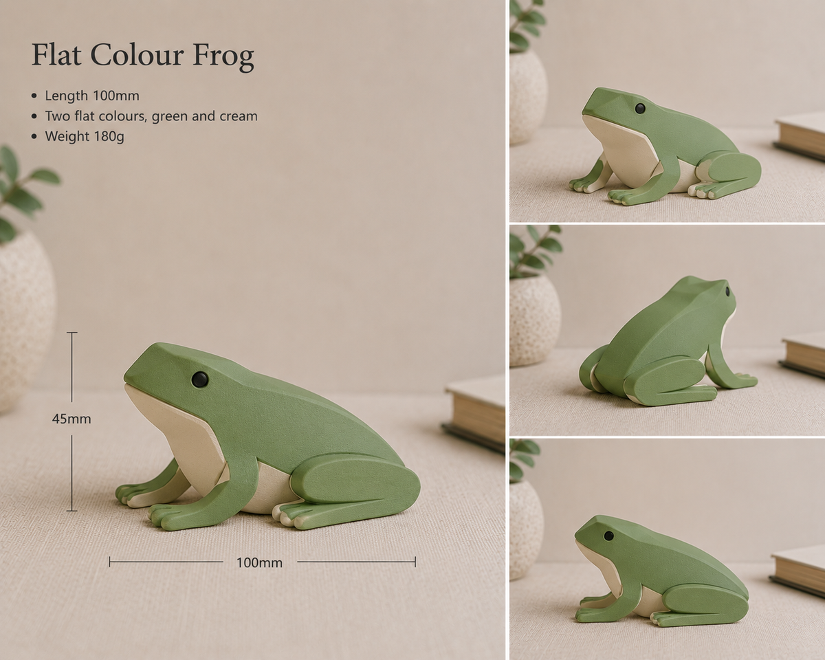 Flat Colour Frog
