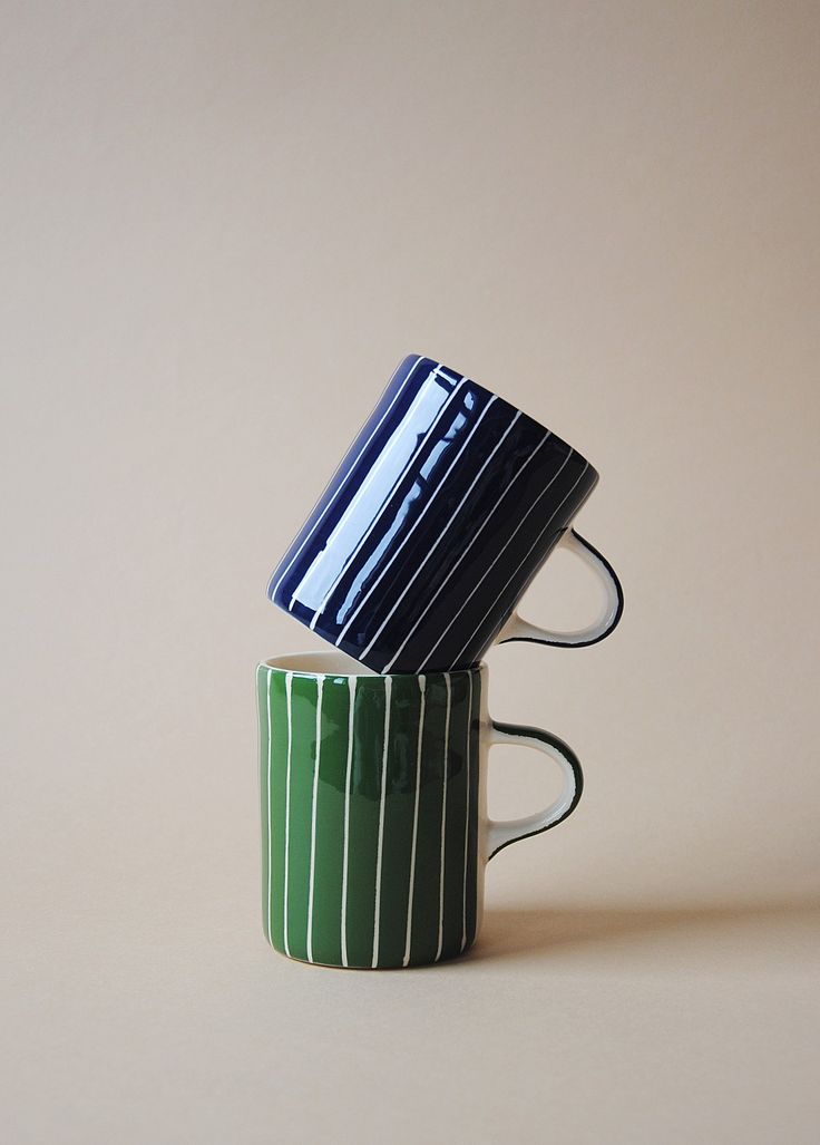 Silkscreen Stripe Mug